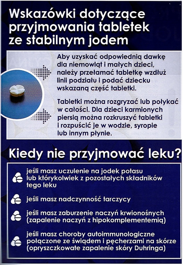 Ulotka informacyjna Profilaktyka Jodowa strona 2